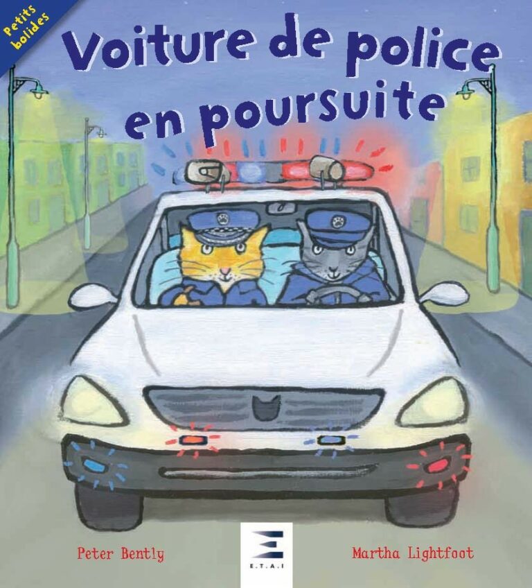 Voiture de police en poursuite