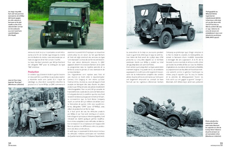 JEEP MILITAIRES depuis 1940