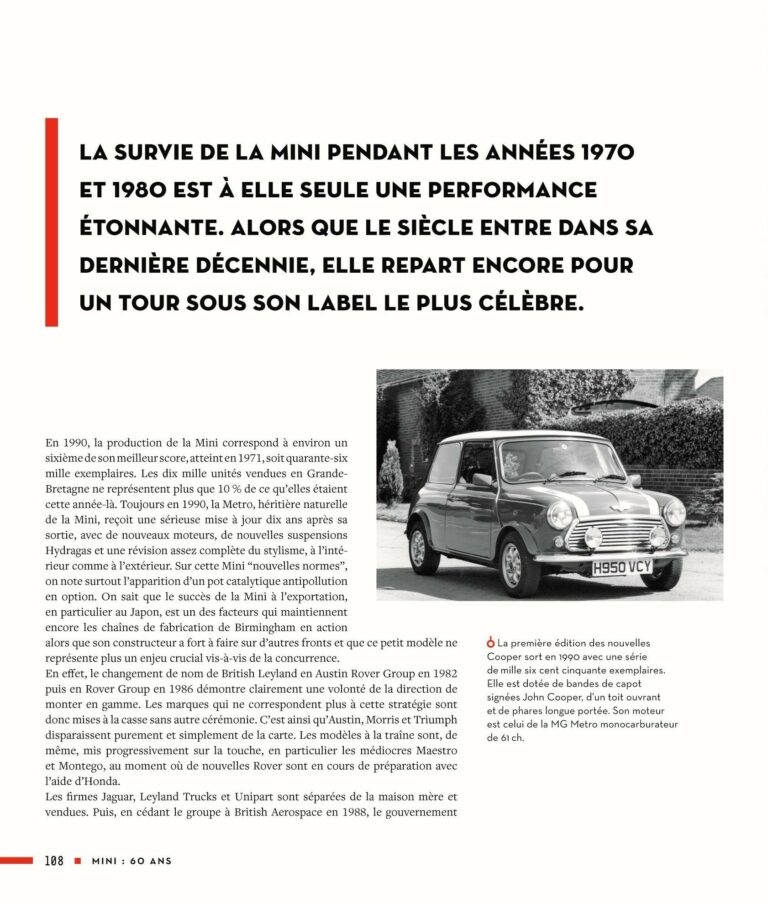 MINI, 60 ANS