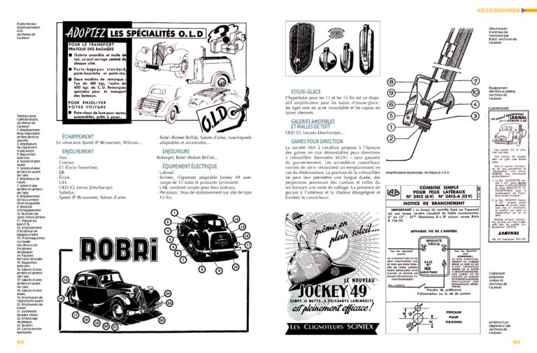 Le guide traction 11 et 15-six (1947-1957)