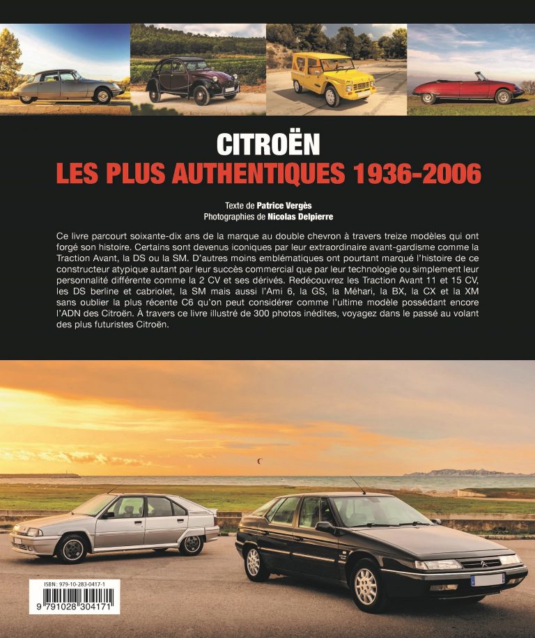 CITROËN, les plus beaux modèles (1936-2006)