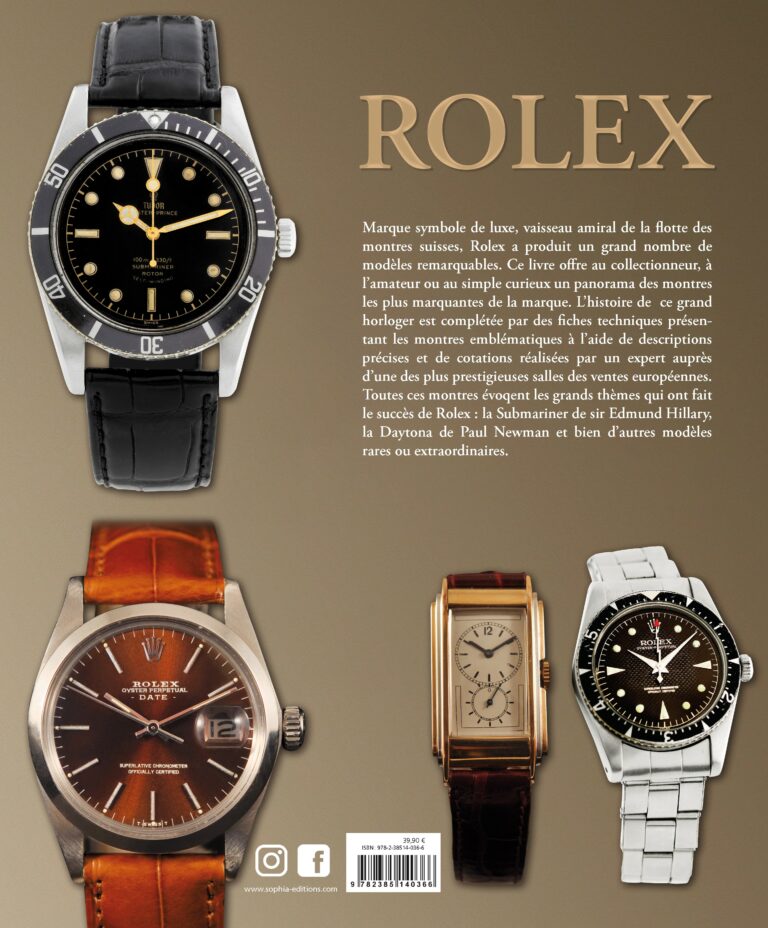 Rolex en 50 montres