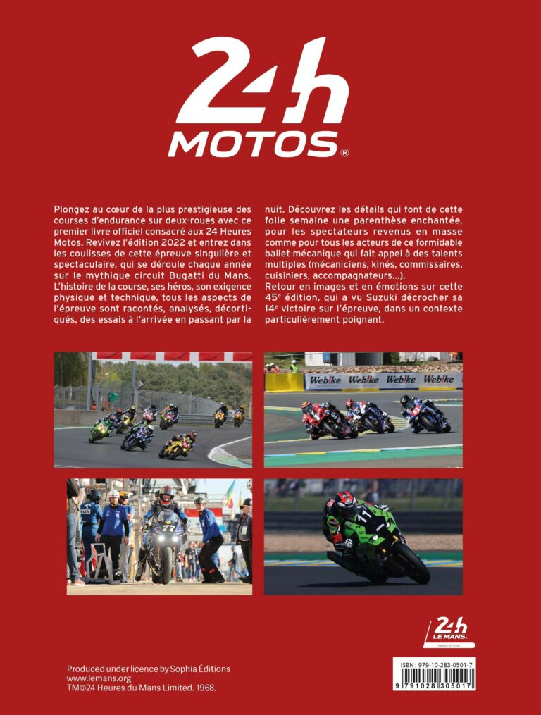 24 Heures du Mans Motos, le livre officiel 2022