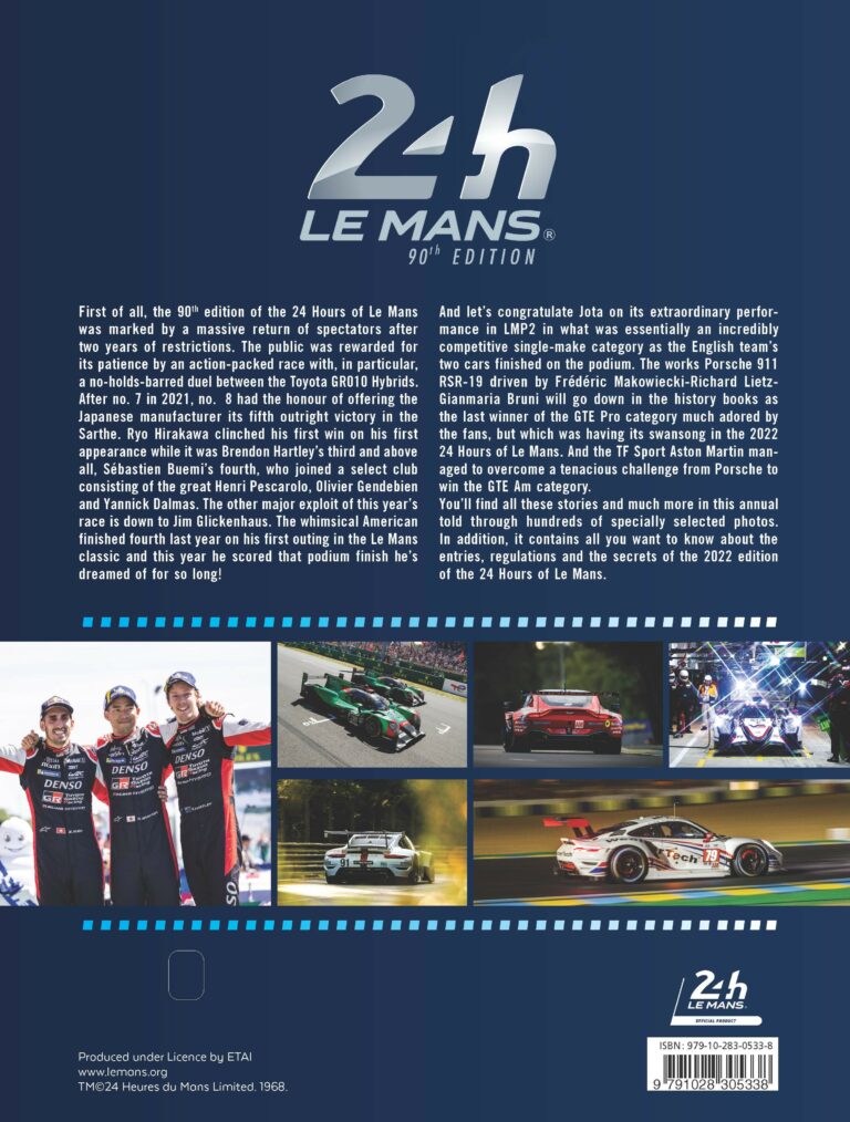 24 Hours of Le Mans, 2022 official year book