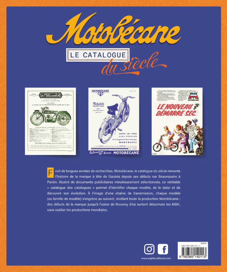 Motobécane, le catalogue du siècle