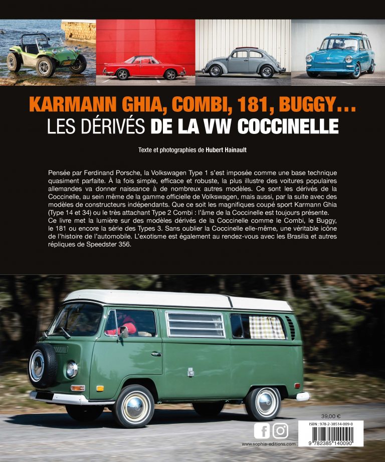 Karmann Ghia, Combi, 181, Buggy… Les dérivés de la VW Coccinelle