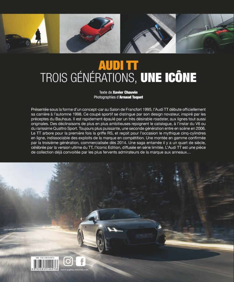 AUDI TT, trois générations, une icône