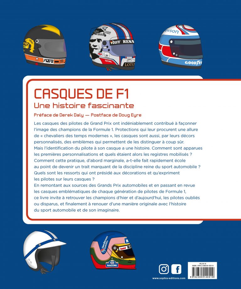 Casques de F1, une histoire fascinante