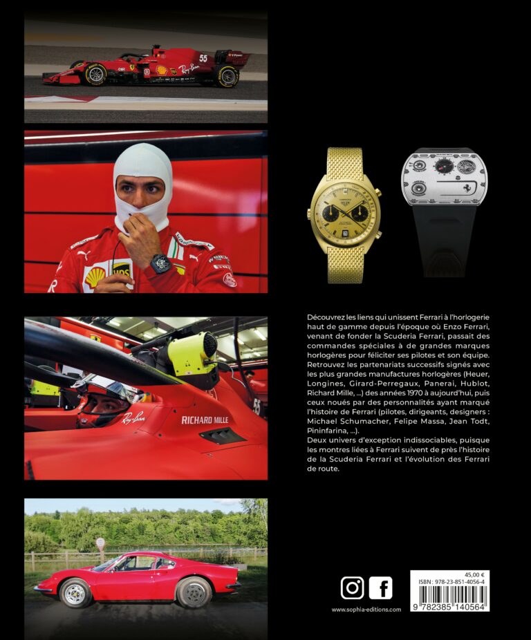 Ferrari et les montres, mécaniques à hautes performances