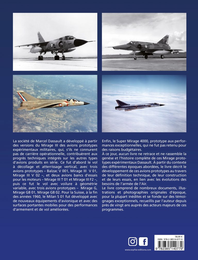 Prototypes expérimentaux Dassault 1960-1988