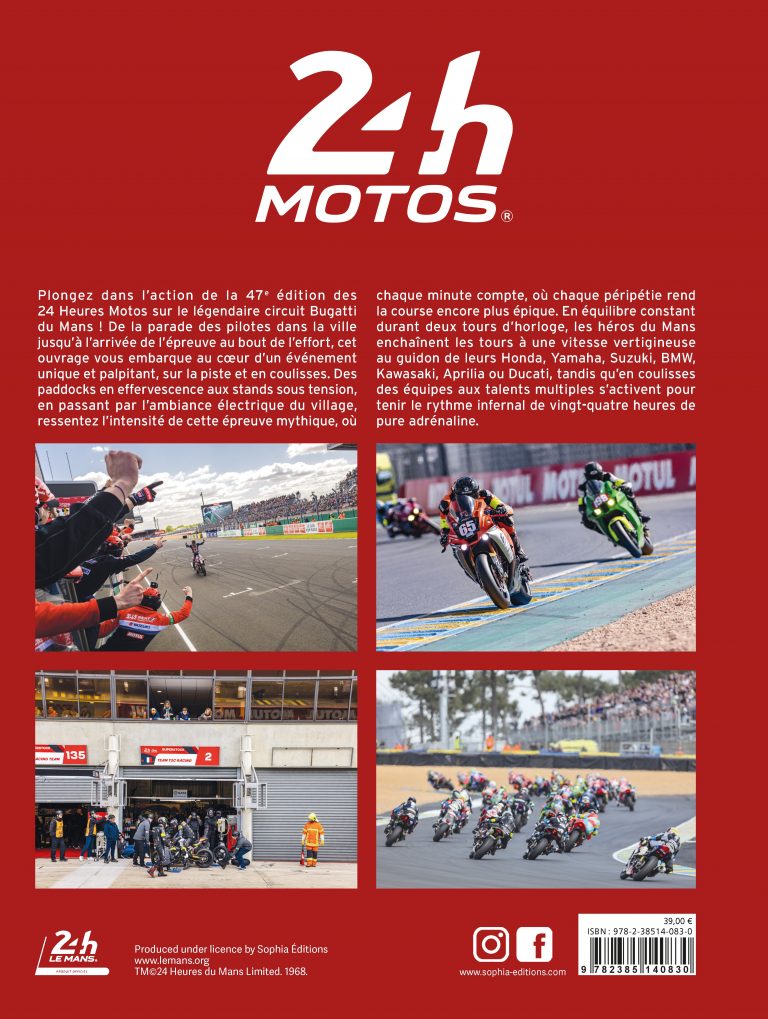 24 Heures du Mans Motos, le livre officiel 2024